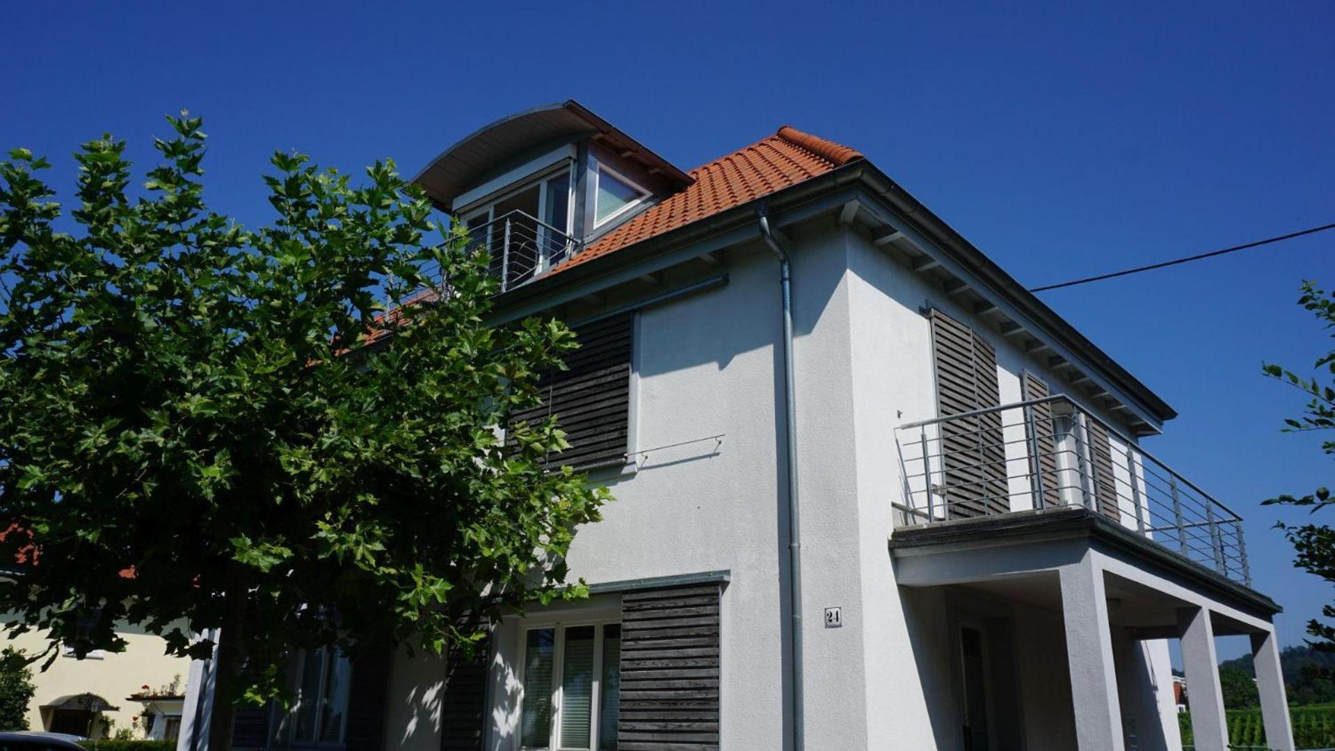 Ferienwohnung Weitsicht Meersburg Buitenkant foto