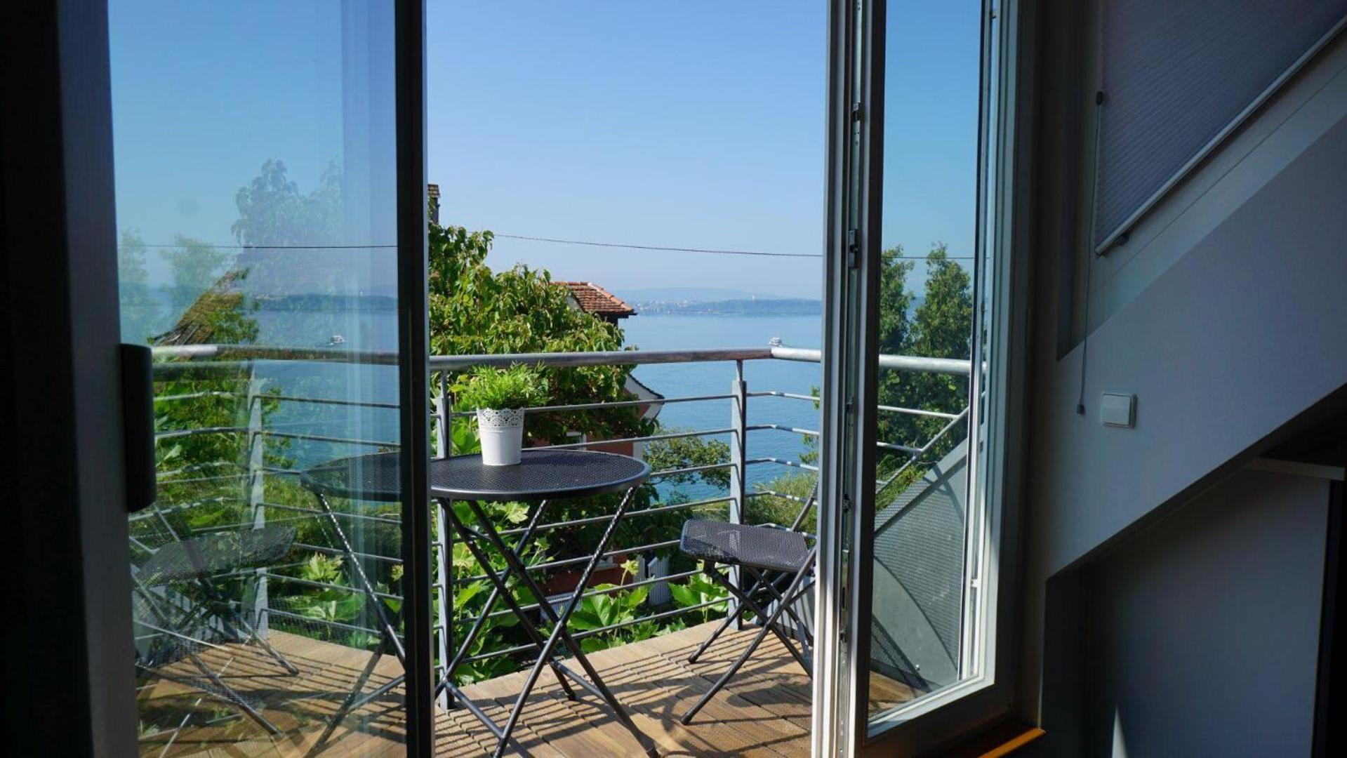 Ferienwohnung Weitsicht Meersburg Buitenkant foto