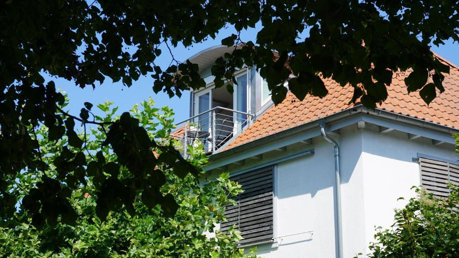 Ferienwohnung Weitsicht Meersburg Buitenkant foto
